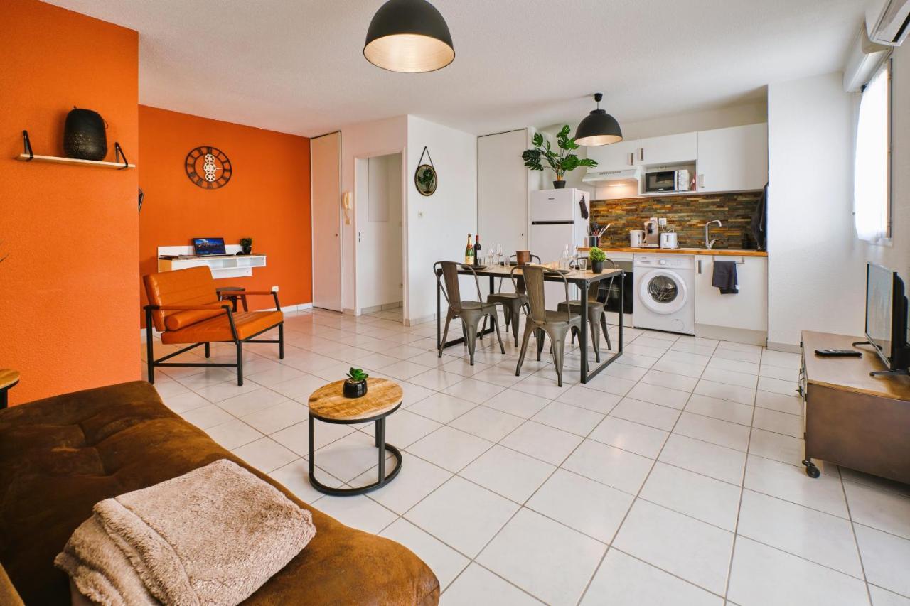 Tout Confort ! Calme, Climatisation, Piscine, Parking Gratuit, Grande Terrasse, Netflix, Wifi Каркассон Экстерьер фото