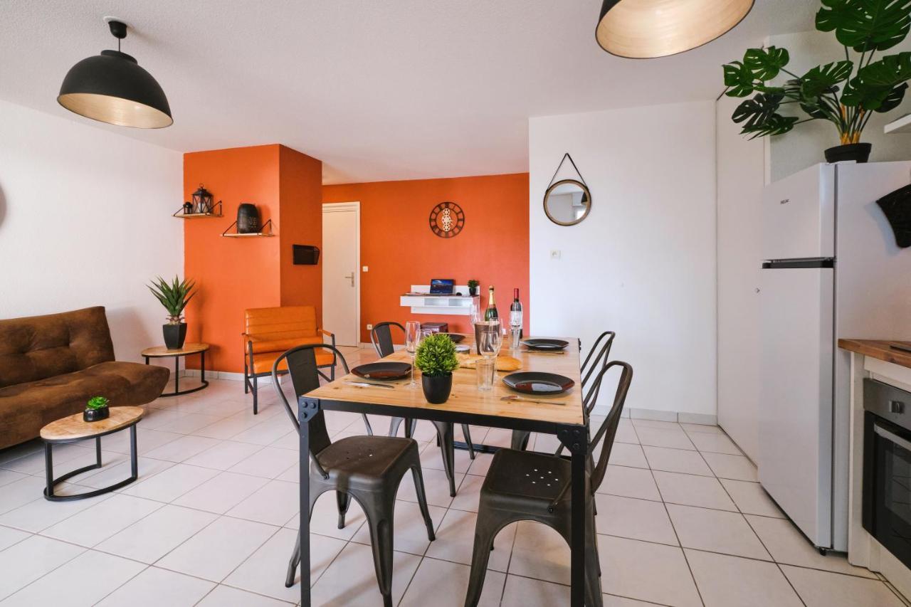 Tout Confort ! Calme, Climatisation, Piscine, Parking Gratuit, Grande Terrasse, Netflix, Wifi Каркассон Экстерьер фото